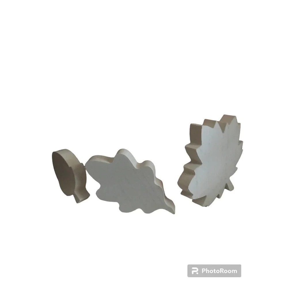 New 3 Autumn Wood designed Leaves Cutouts